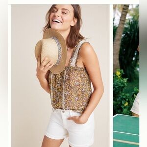 Anthropologie Bardot blouse